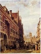 European city landscape, street landsacpe, construction, frontstore, building and architecture.112 unknow artist